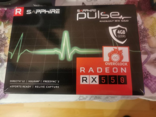 jszer radeon rx 550 4gb ddr5 videkrtya, ron Alul!! 