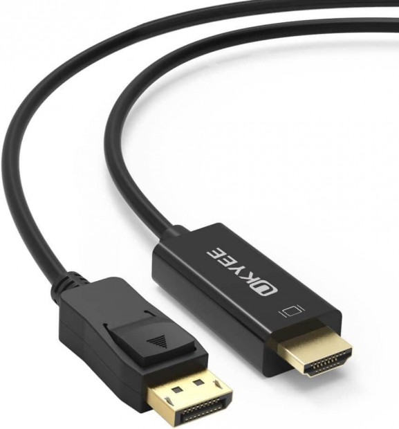 Ukyyee Displayport-HDMI Kbel 1.83M 2 Csomag