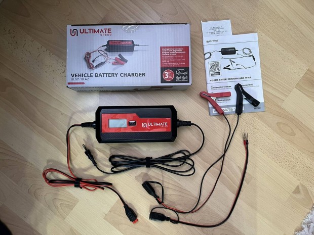 Ultimate Speed 10A-es, 12/24 V-os akku tlt, ramellt, j garis