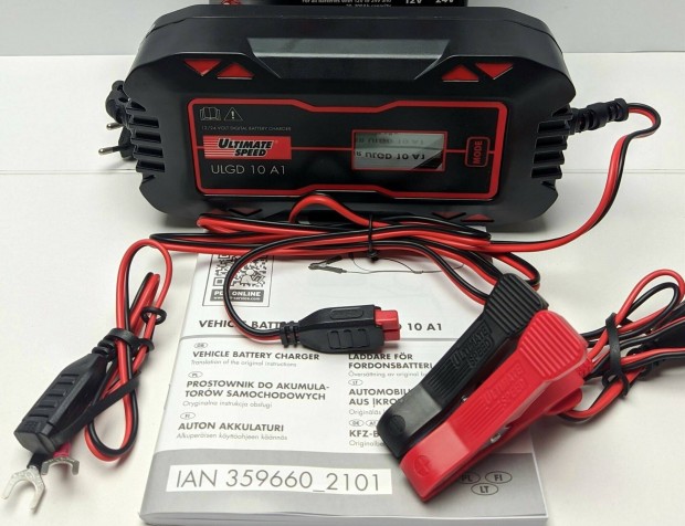 Ultimate Speed Ulgd 10 A1 akkumulátor töltő, 12V 10A / 24V 5A