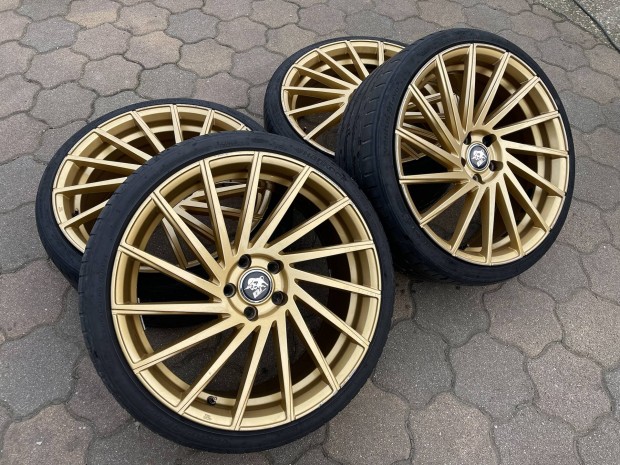 Ultra wheels gold 20" 5x112 225/35r20 nyri gumival!