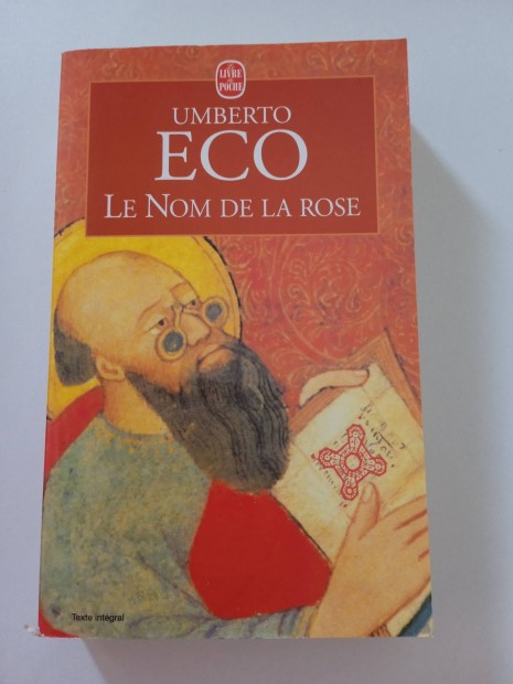 Umberto Eco: A rózsa neve, regény spanyol nyelven, új 