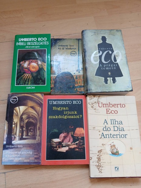 Umberto Eco knyvcsomag - 6 darab