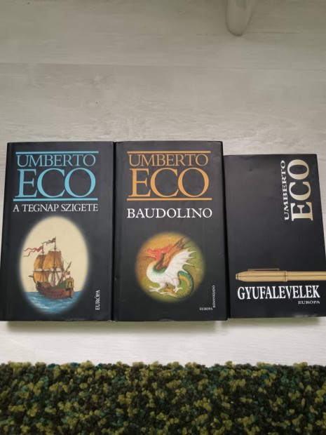 Umberto Eco knyvek 3 db
