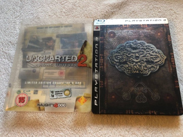 Uncharted 2 Among Thieves steelbook + jtk Ps3 Playstation 3