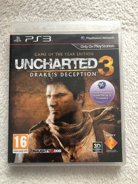 Uncharted 3 Drake's Deception GOTY Edition Ps3 Playstation 3 jtk