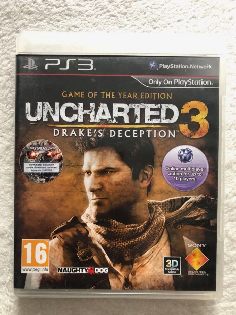 Uncharted 3 Drake's Deception Ps3 Playstation 3 jtk