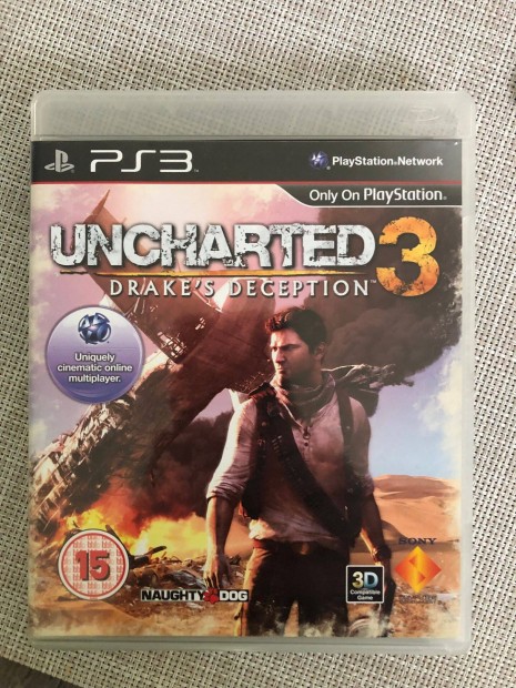 Uncharted 3 Drake's Deception Ps3 Playstation 3 jtk