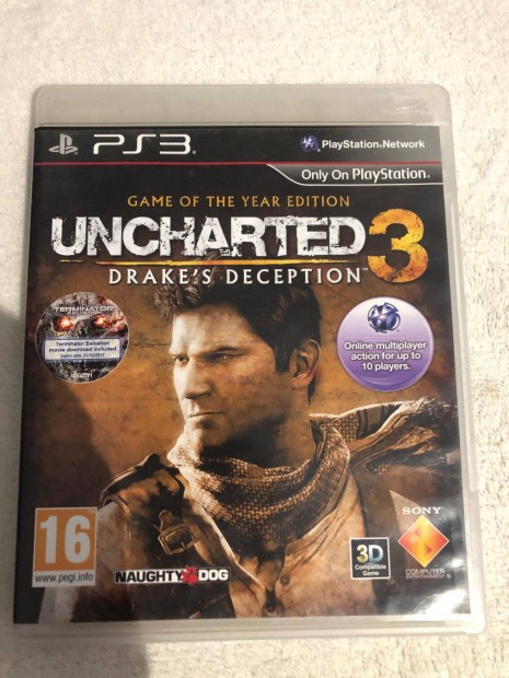 Uncharted 3 Drake's Deception Ps3 Playstation 3 jtk GOTY Edition