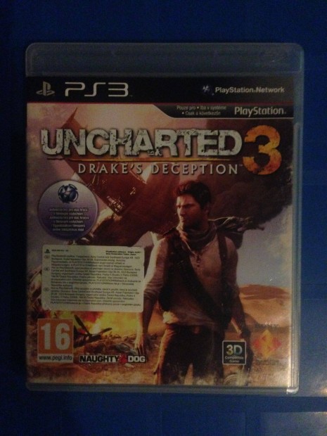 Uncharted 3 ps3 jtk,elad,csere is