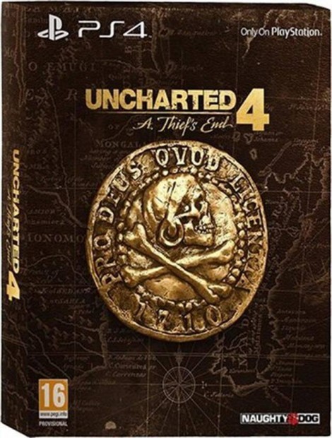 Uncharted 4 Libertalia CE (Statue + Artbook + Steel Case) eredeti Play
