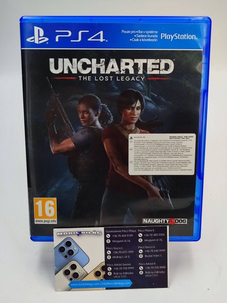 Uncharted The Lost Legacy PS4 Garancival #konzl0152