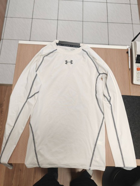 Under Armour Heatgear hosszú ujjú póló (Kompressziós) (M) Fehér