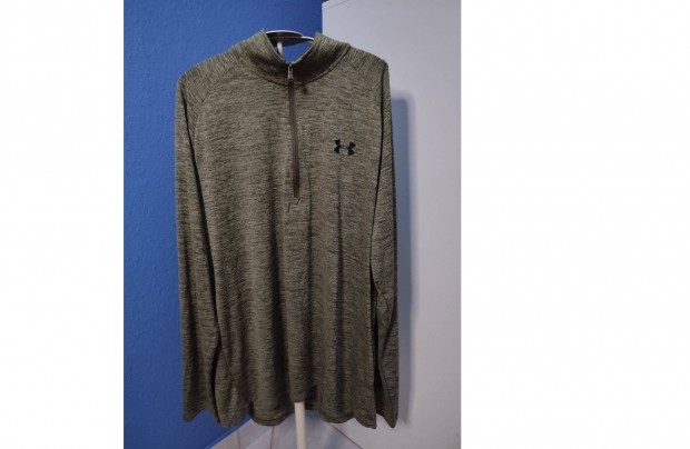 Under Armour eredeti cipzras nyak hossz ujj zld fels (L)