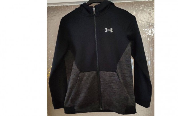 Under Armour eredeti fekete kapucnis gyerek pulver M-es (62.)