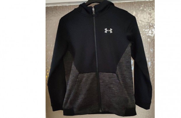 Under Armour eredeti fekete kapucnis gyerek pulver M-es (62.)