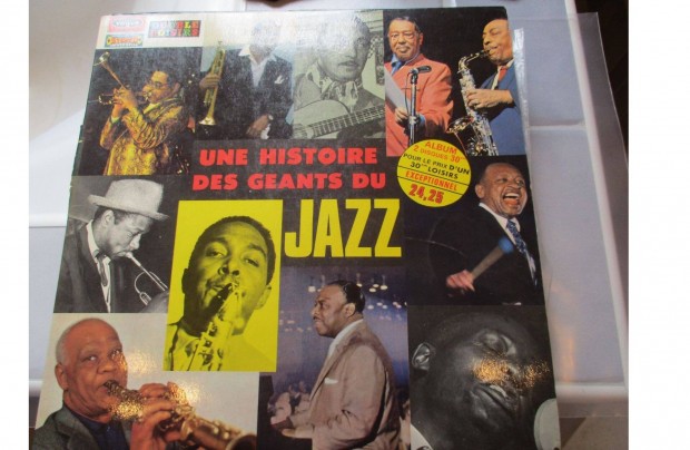 Une histoire des geants du jazz dupla bakelit hanglemez album elad