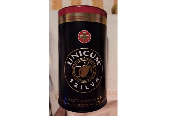 Unicum fém díszdoboz üres állapotban eladó