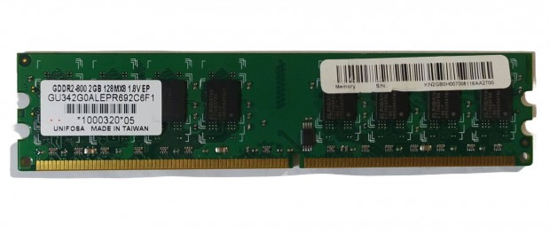 Unifosa 2GB DDR2 800MHz memria