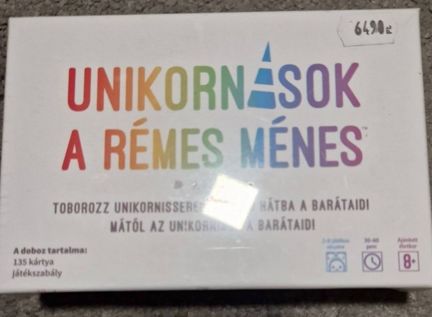 Unik9rnisok s a rmes menes-tarsasjatek