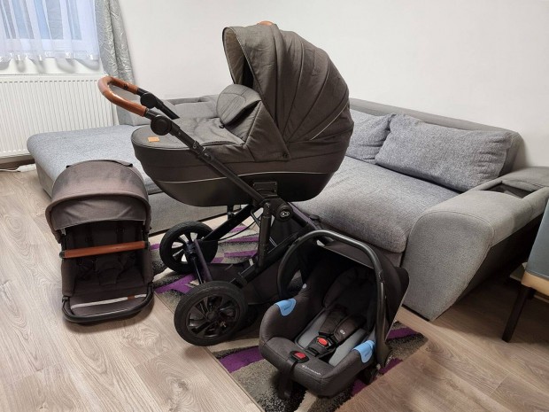 Unisex Kinderkraft Prime Lite 3in1 Babakocsi szett