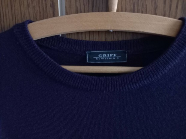 Unisex lila Griff merino gyapj pulover