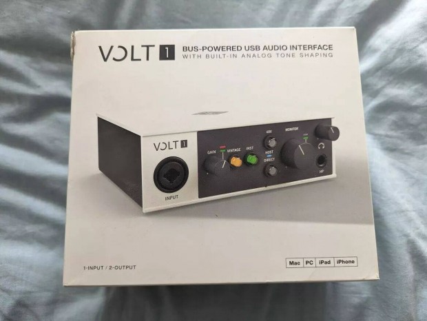 Universal Audio Volt 1 usb kls hangkrtya