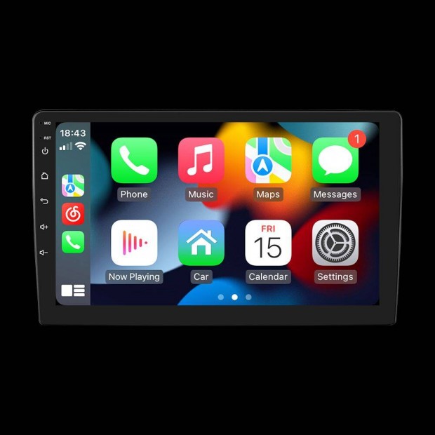 Univerzlis 2 DIN 9" Multimdiafejegysg - Android 12. Carplay