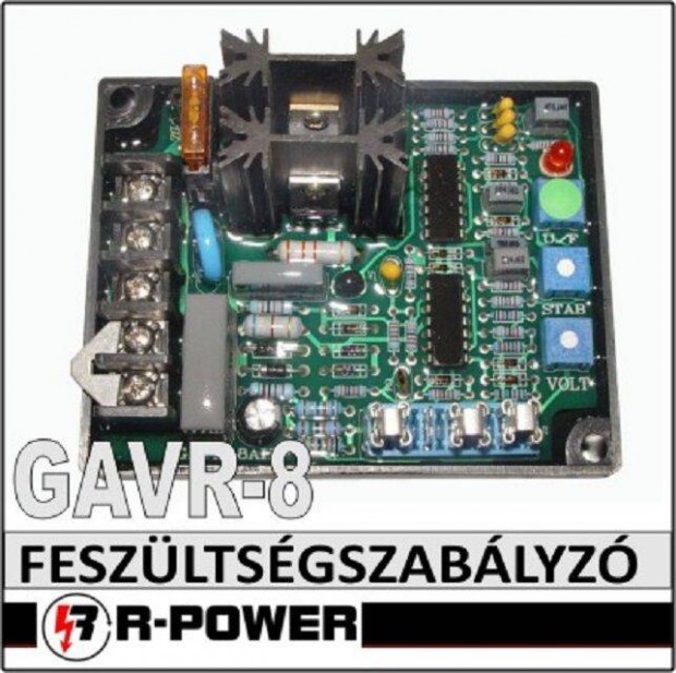 Univerzlis feszltsg szablyz elektronika Gavr-8