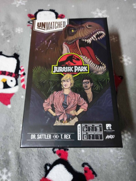 Unmatched Jurassic Park Dr. Sattler vs. T. Rex trsasjtk, angol n