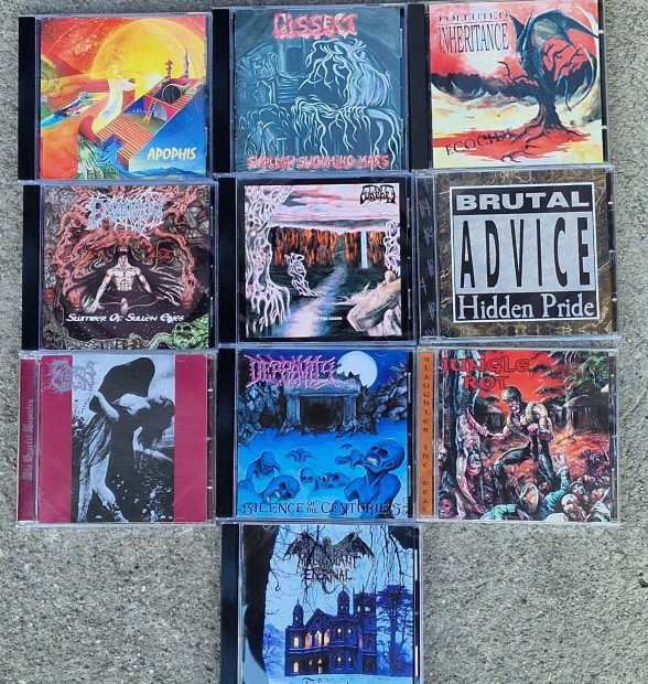 Unofficial First Press Old School Death Metal CD-k Eladk!!