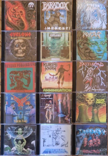 Unofficial First Press Old School Thrash Metal CD-k Eladk!!