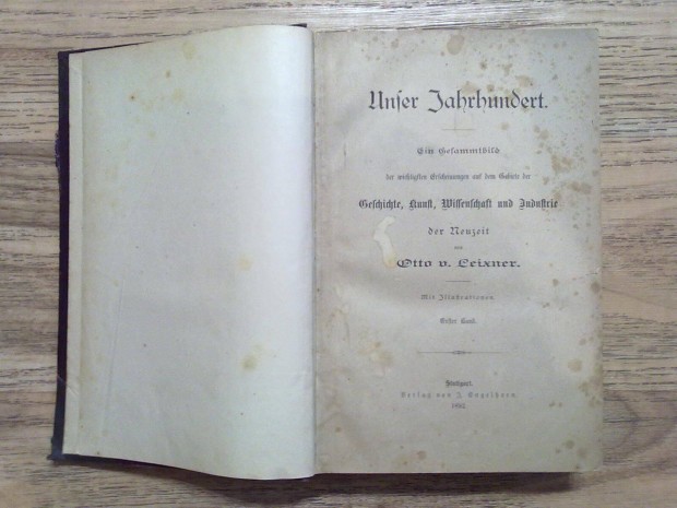 Unser Jahrhundert I-II. (Szzadunk I-II., 1882-es kiads)