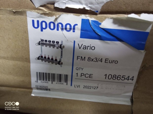 Uponor Vario S 8 ramlsmr oszt-gyjt elad 