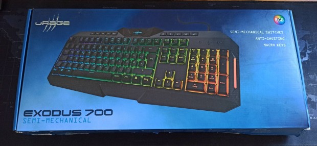 Urage Exodus 700 mechanikus rgb-s billentyzet 