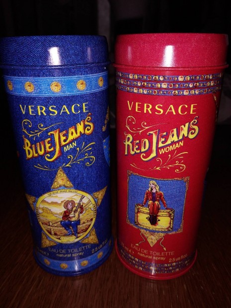 res fmdobozok Versace  EDT Red Jeans Blue Jeans 