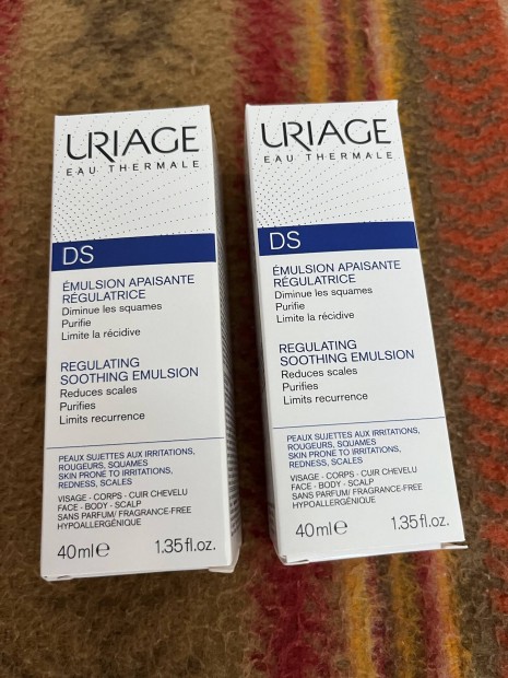Uriage DS Regulating Soothing Emulsion (2x 40ml)