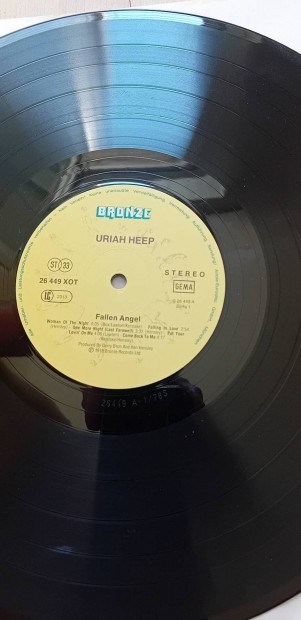 Uriah Heep bakelit nagylemez Fallen Angel