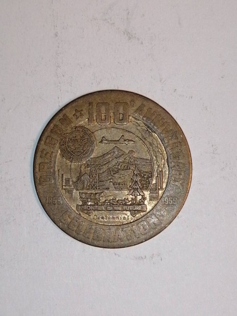 Usa Oregon 50 cent rme 1859-1959