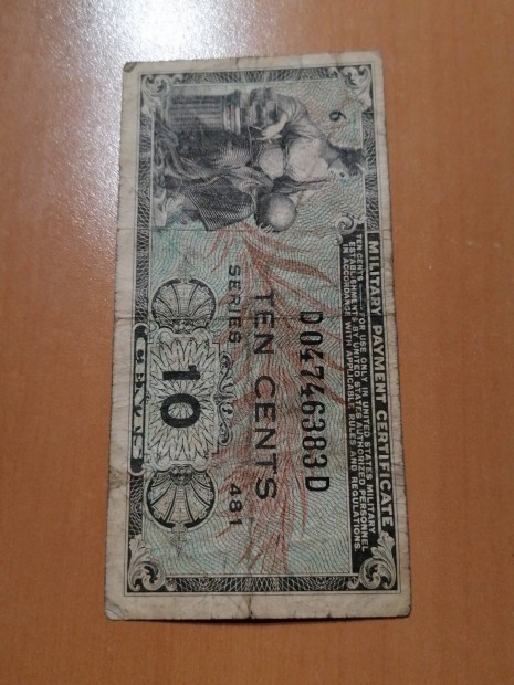 Usa katonai 10 cent 