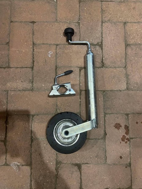 Utánfutó orrkerék támkerék szett új