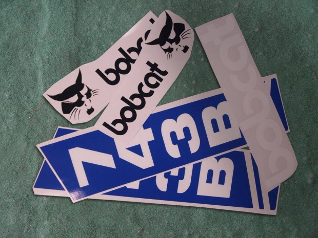 Utngyrtott Bobcat 743B matricakszlet (levon)