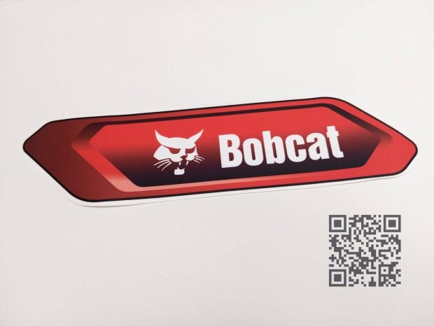 Utngyrtott Bobcat matrica (42 x 10 cm) (levon)