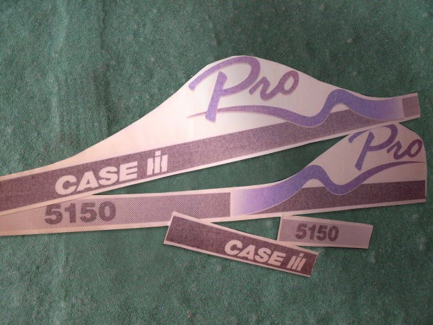 Utngyrtott Case IH 5150 Pro matricakszlet (levon)
