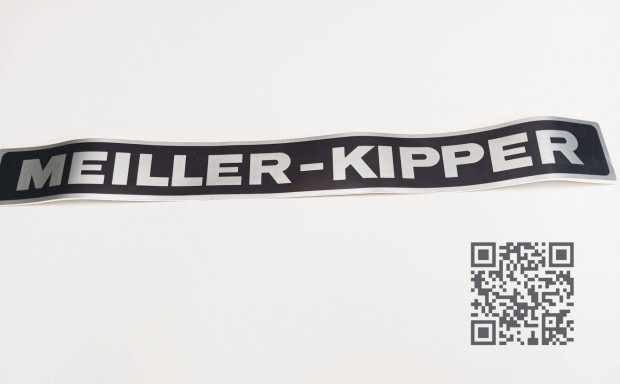 Utngyrtott Meiller-Kipper matrica (72 x 7 cm) (levon)