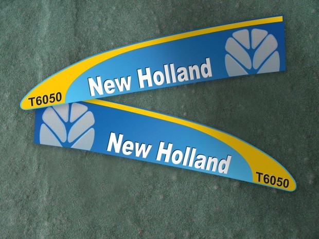 Utángyártott New Holland T6050 matrica (levonó, decal, Aufkleber)