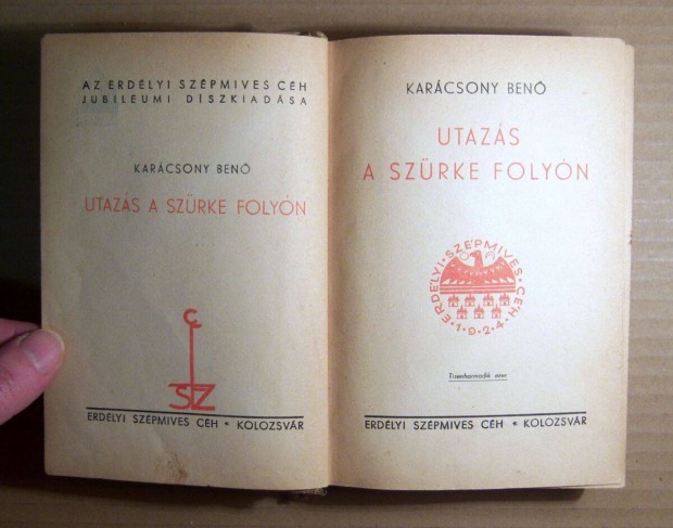 Utazs a Szrke Folyn (Karcsony Ben) 1941 (srlt) 11kp+tartalom