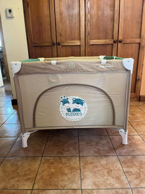 Utaz� �gy, j�r�ka Lorelli Classic Play Station Beige & Blue