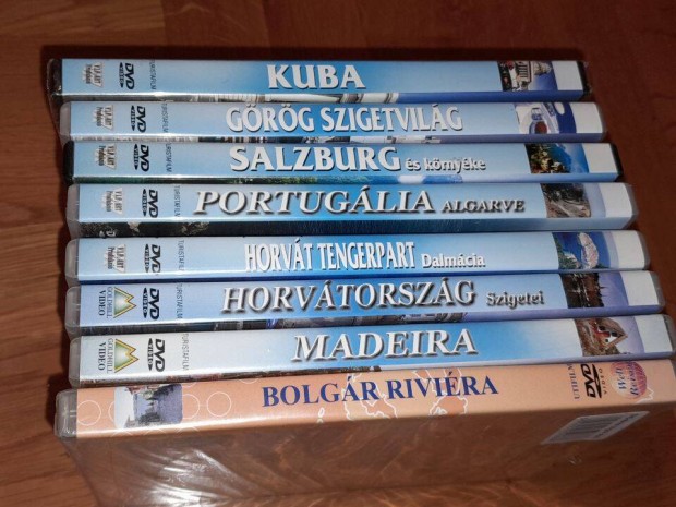 Utifilmek 8 DVD Grg szigetvilg Saltzburg Kuba Horvtorszg Madeira