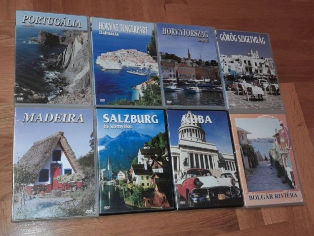 Utifilmek 8 DVD Grg szigetvilg Saltzburg Kuba Horvtorszg Madeira